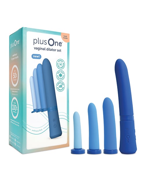 plusOne - Progressive Rechargeable Vaginal Dilator Set PO1015 CherryAffairs