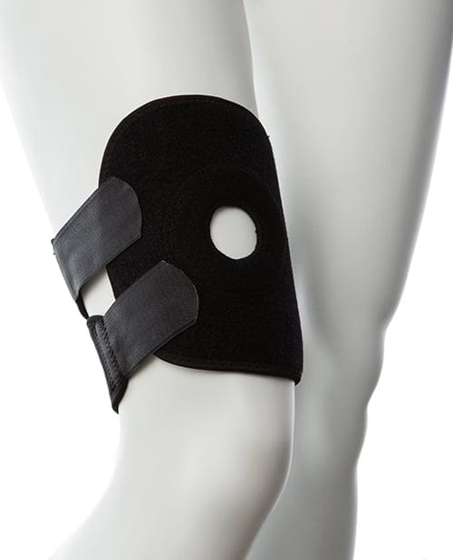 Gender Fluid - Padded Thigh Rider Strap-On Harness S-L (Black) GF1001 CherryAffairs