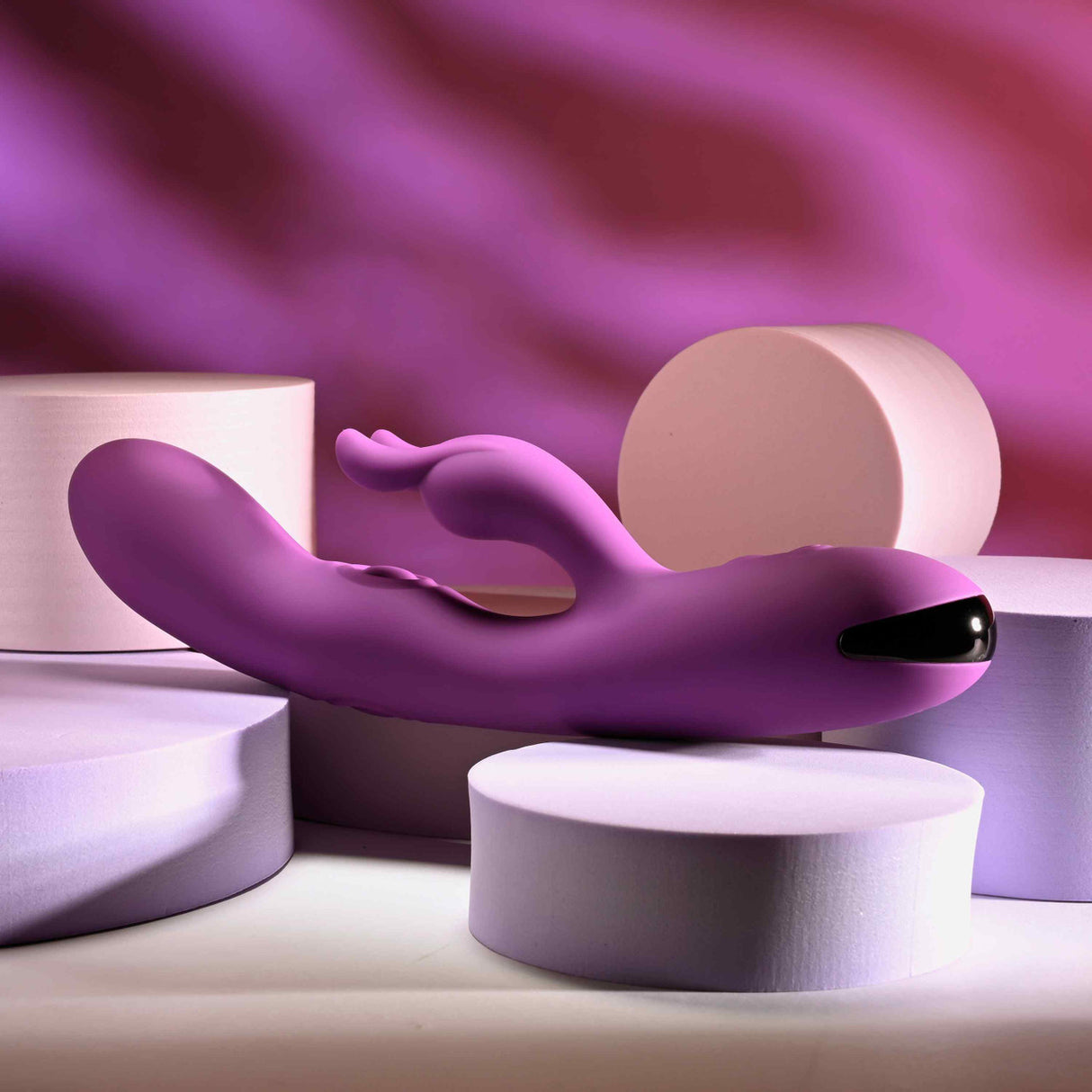 Playboy - Busy Bunny Rechargeable Rabbit Vibrator (Purple)
