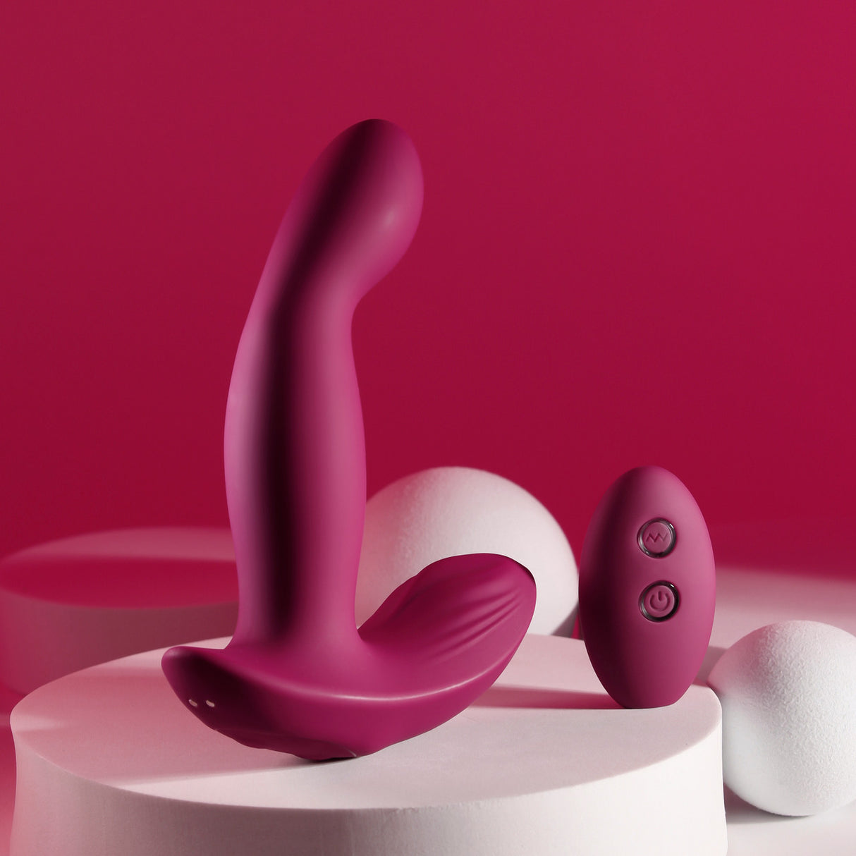 Evolved - Come On Over Remote-Controlled Rechargeable G-Spot Vibrator (Red)