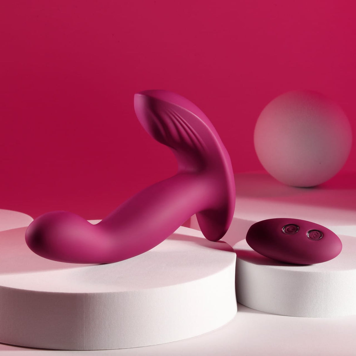 Evolved - Come On Over Remote-Controlled Rechargeable G-Spot Vibrator (Red)