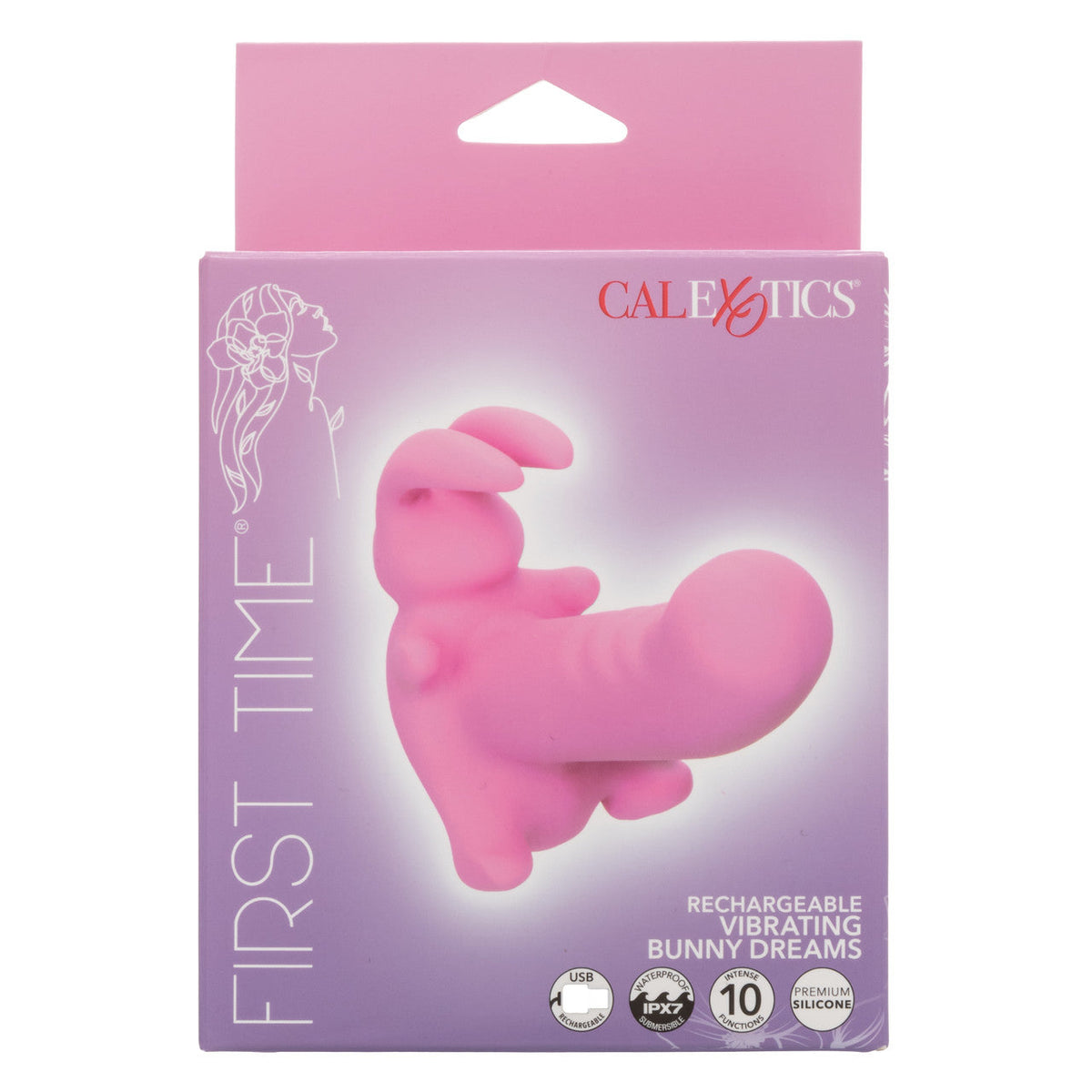 CalExotics - First Time Rechargeable Vibrating Bunny Dreams (Pink) – product view 4