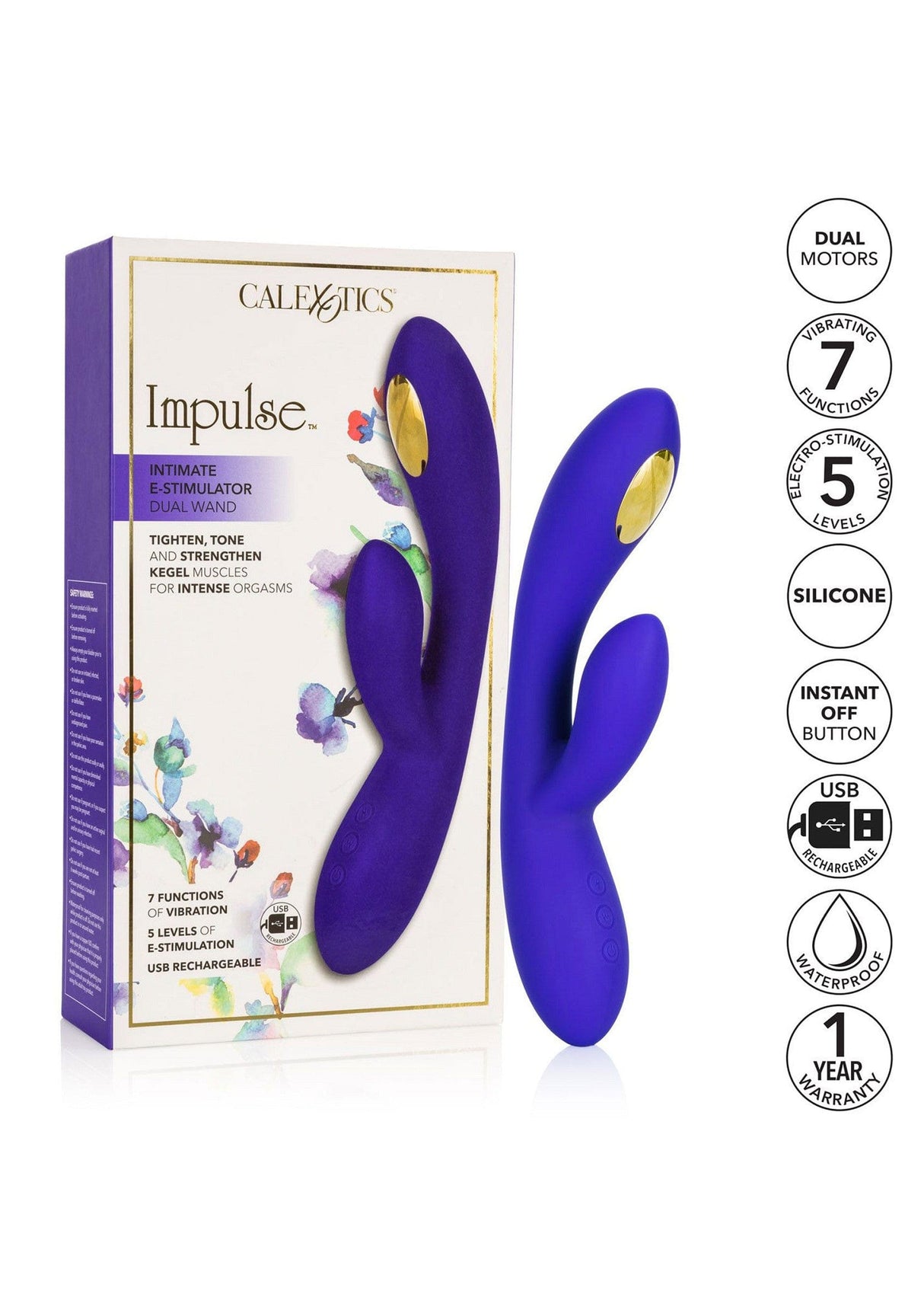 CalExotics - eStim Dual Wand CE2156 CherryAffairs