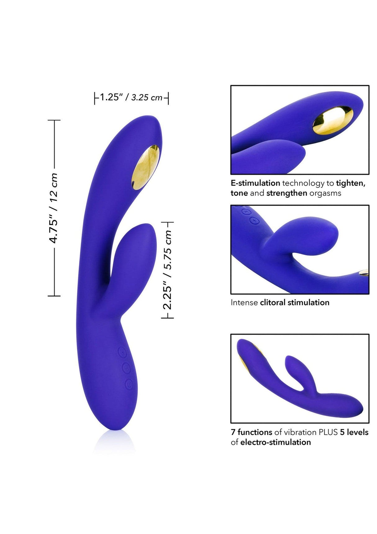 CalExotics - eStim Dual Wand CE2156 CherryAffairs