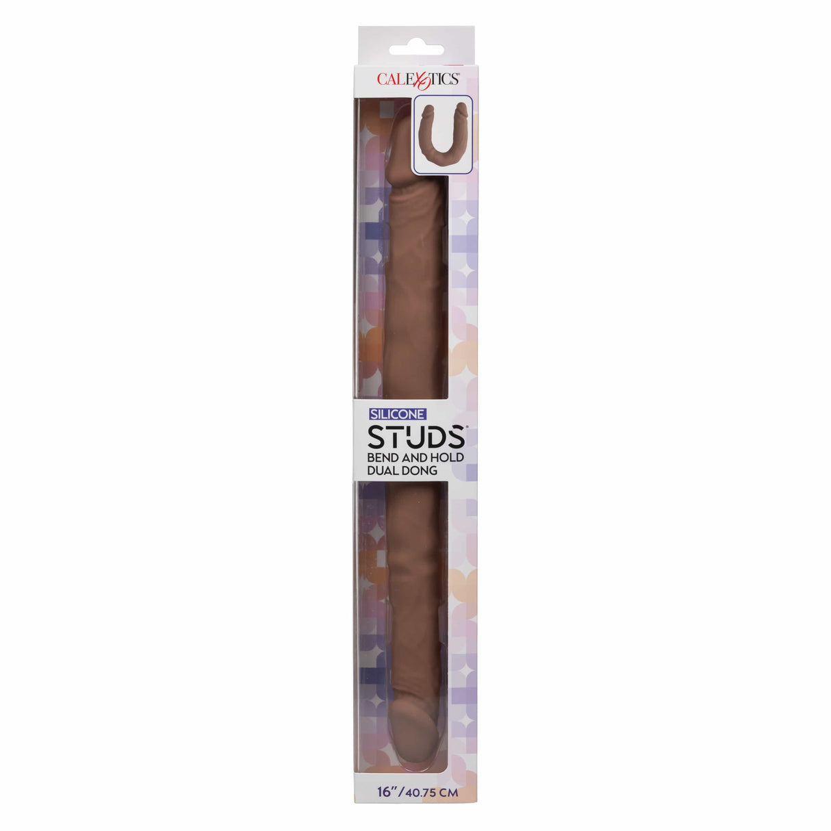 California Exotics - Silicone Studs Bend and Hold Dual Dong Dildo 16" CherryAffairs