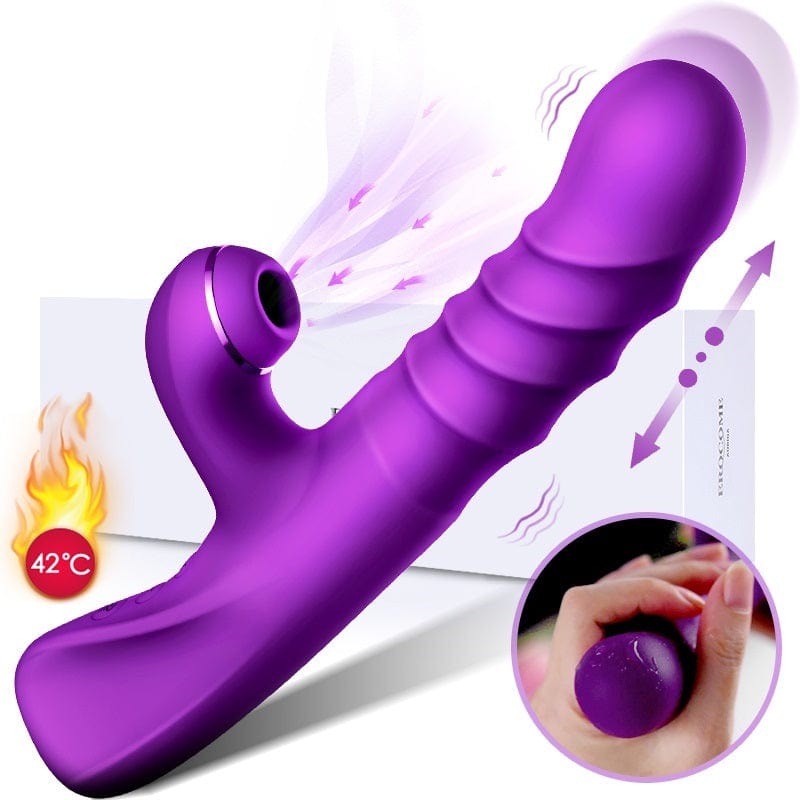Erocome - Phoenix Thrusting Sucking Rabbit Vibrator Rabbit Dildo (Vibration) Rechargeable