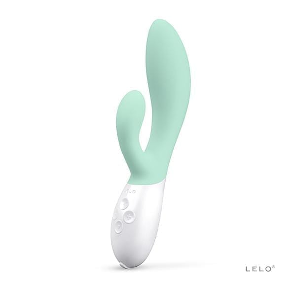 LELO - Ina 3 G Spot and Clitoral Rabbit Vibrator Seaweed 7350075028304 Rabbit Dildo (Vibration) Rechargeable