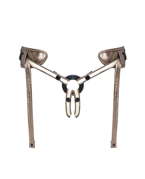 Strap On Me - Desirous Adjustable Strap-On Harness (Metallic Bronze) SOM1002 CherryAffairs