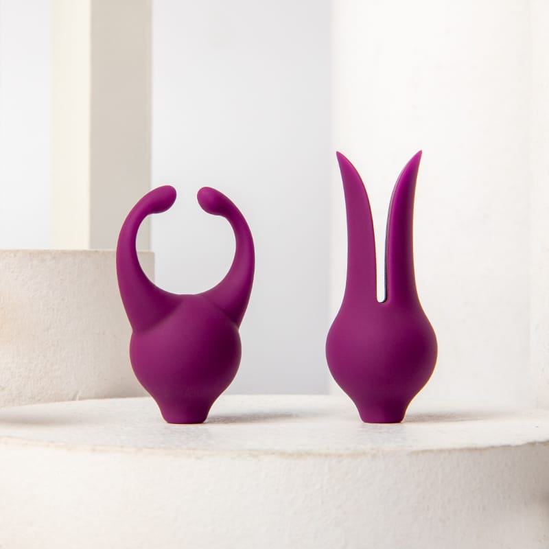 Svakom - Beatrice 4-in-1 Dual-Ended Foreplay Vibrator SK1092 CherryAffairs