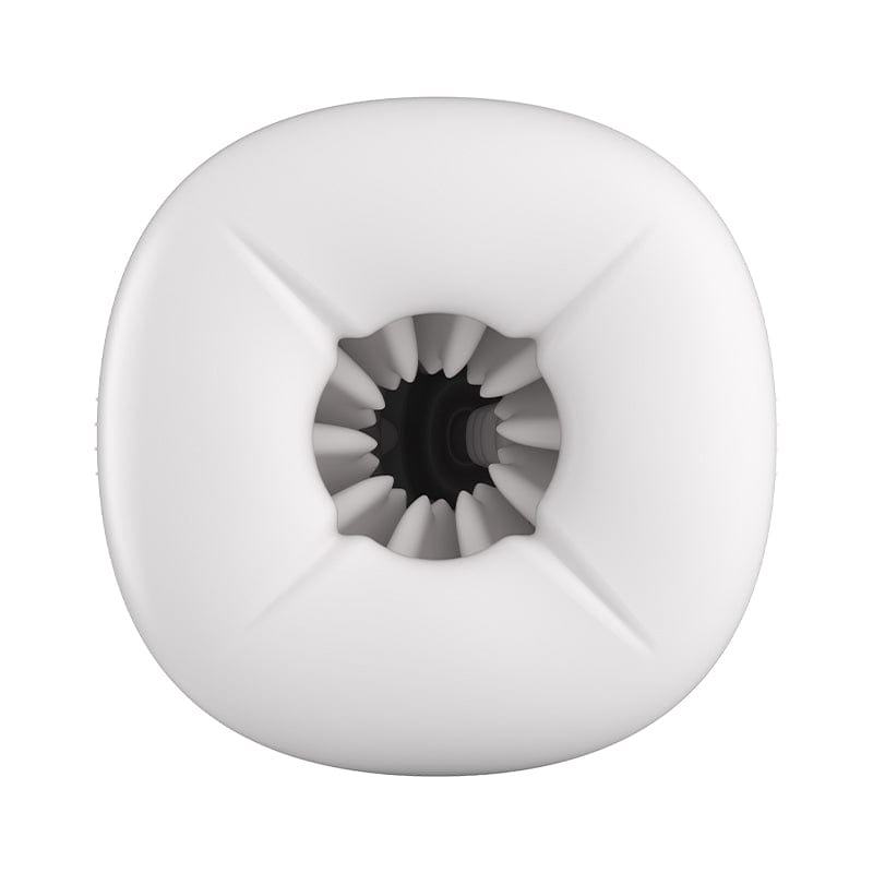 AK - Super S1 Heat Thrusting Masturbator (White) Masturbator Soft Stroker (Vibration) Rechargeable