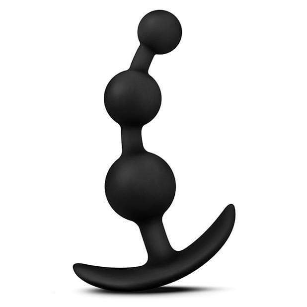 Blush Novelties - Luxe Be Me 3 Silicone Anal Beads (Black) Anal Beads (Non Vibration)