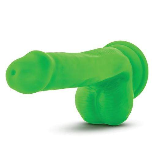 Blush Novelties - Neo Dual Density Realistic Cock with Balls 6" (Green) Realistic Dildo with suction cup (Non Vibration)