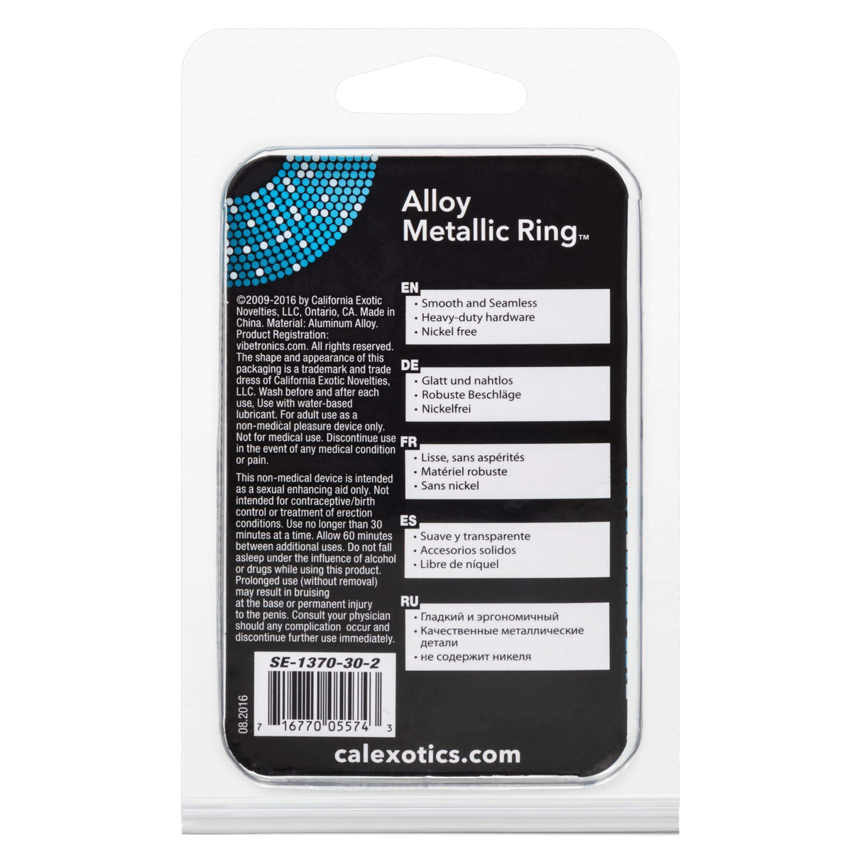 California Exotics - Alloy Metallic Cock Ring Metal Cock Ring (Non Vibration)