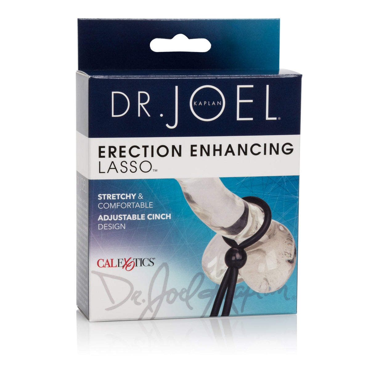 California Exotics - Dr Joel Kaplan Erection Enhancing Lasso Cock Ring (Black) Cock Ring (Non Vibration)