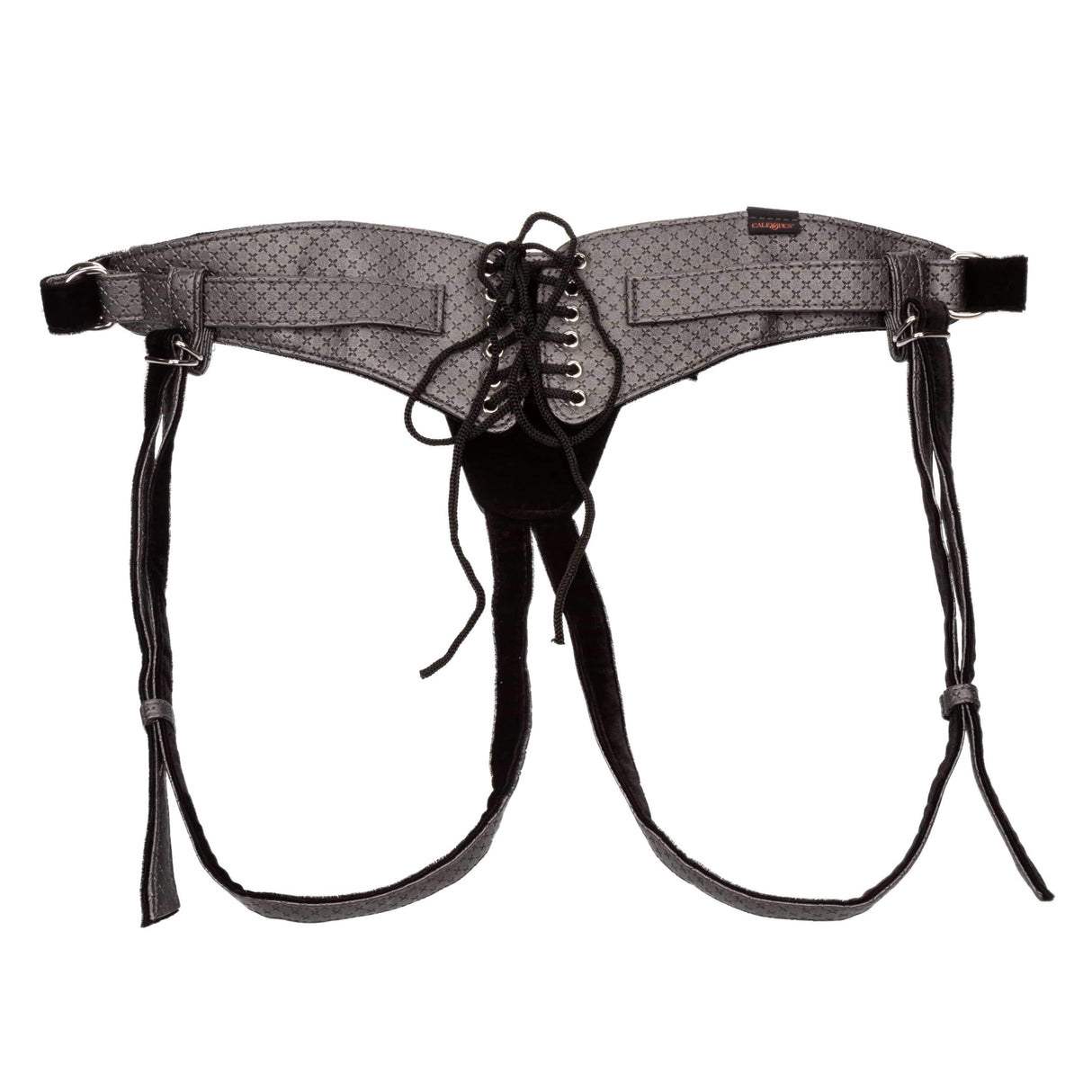 California Exotics - Her Royal Harness The Regal Queen Strap On (Black) Strap On w/o Dildo