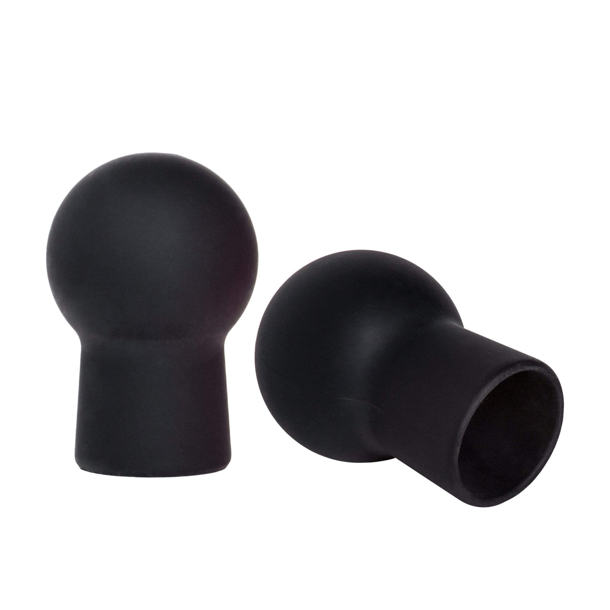 California Exotics - Nipple Play Silicone Advanced Nipple Suckers (Black) Nipple Pumps (Non Vibration)