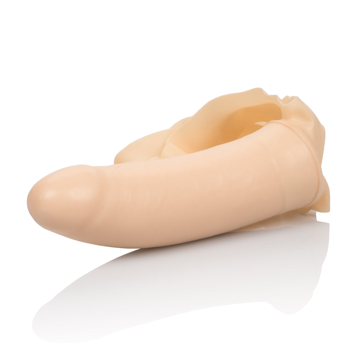 California Exotics - The Original Accommodator Latex Dong Mouth Strap On CherryAffairs