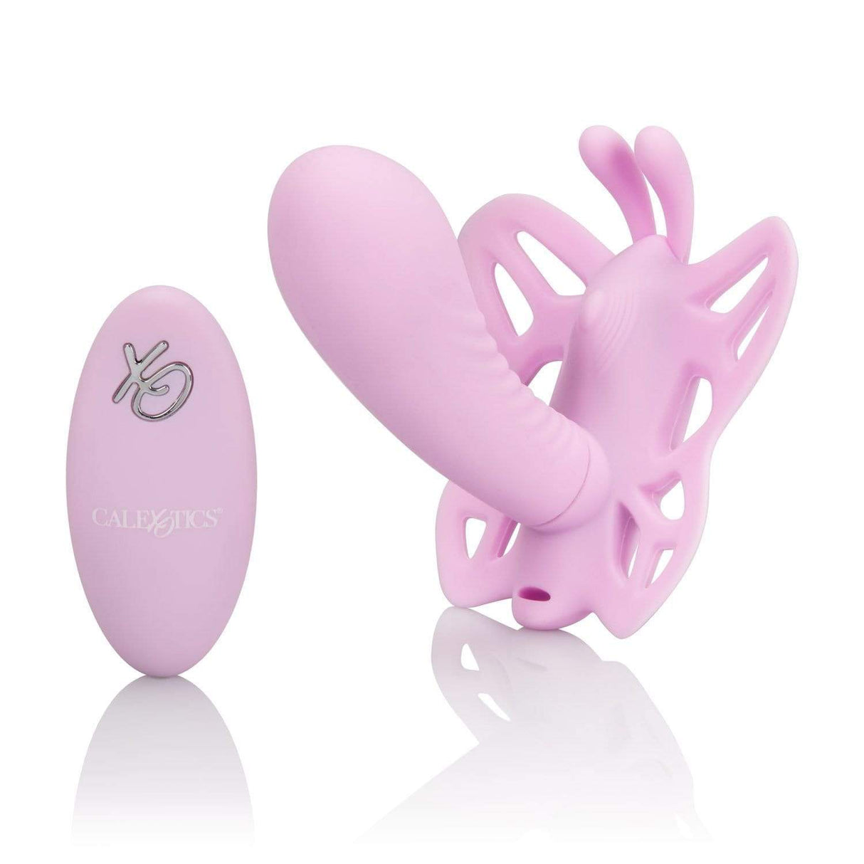 California Exotics - Venus Butterfly Silicone Remote Venus G Spot Vibrator (Pink) Remote Control Dildo w/o Suction Cup (Vibration) Rechargeable