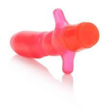 California Exotics - Vibrating Anal-T Prostate Massager 3.25" (Pink) - CherryAffairs.sg