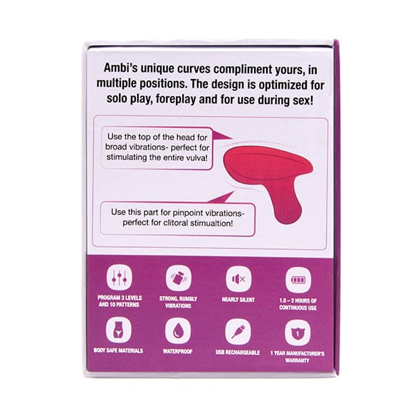 Lovense - Ambi App-Controlled Bullet Vibrator (Pink) Bullet (Vibration) Rechargeable