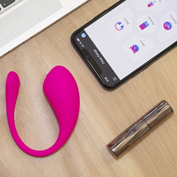 Lovense - Lush 3 App-Controlled Bullet Egg Vibrator (Pink) Wireless Remote Control Egg (Vibration) Rechargeable