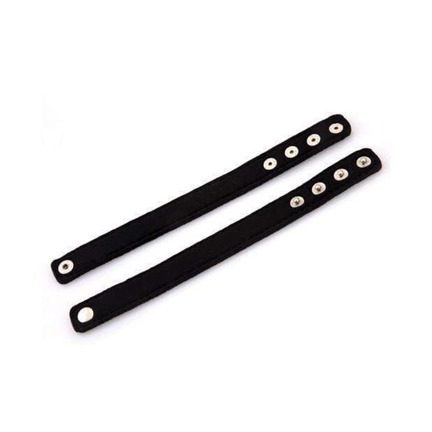 Perfect Fit - Neoprene Snap Cock Ring (Black) Cock Ring (Non Vibration)