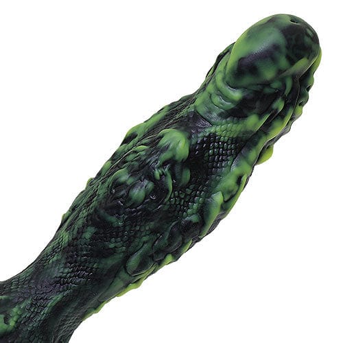 Tomax - Thunder Dragon Volt Regular Silicone Dildo (Yellow) Non Realistic Dildo w/o suction cup (Non Vibration)