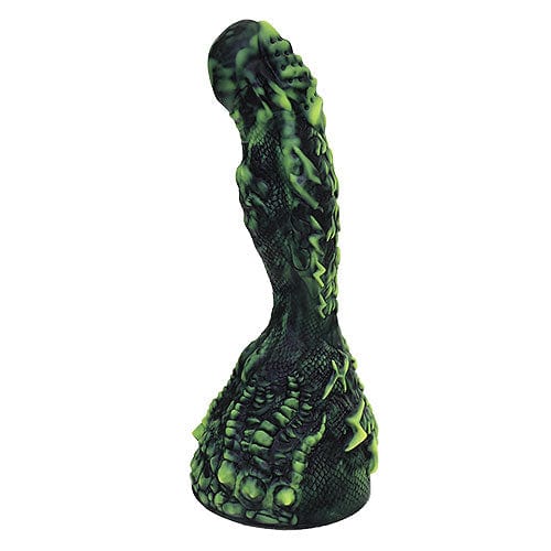 Tomax - Thunder Dragon Volt Regular Silicone Dildo (Yellow) Non Realistic Dildo w/o suction cup (Non Vibration)
