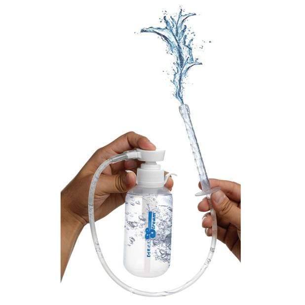 XR - Cleanstream Pump Action Enema Bottle with Nozzle (Clear) Anal Douche (Non Vibration)