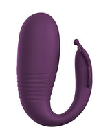Pretty Love - Klay App-Controlled Thrusting Wearable Egg Vibrator (Purple)