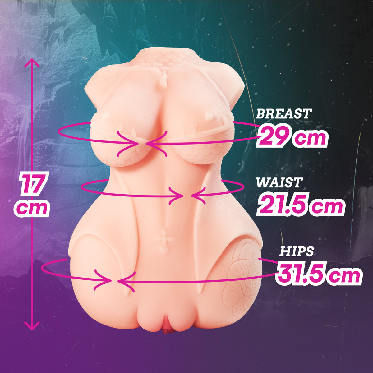 Seiraku Toys - LienSue's Dracona Fantasy 3D Onahip Masturbator