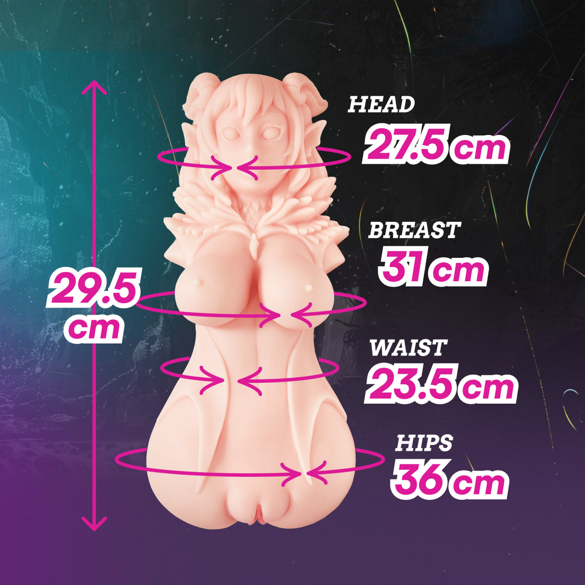 Seiraku Toys - LienSue's Dracona Fantasy 3D Onahip Masturbator
