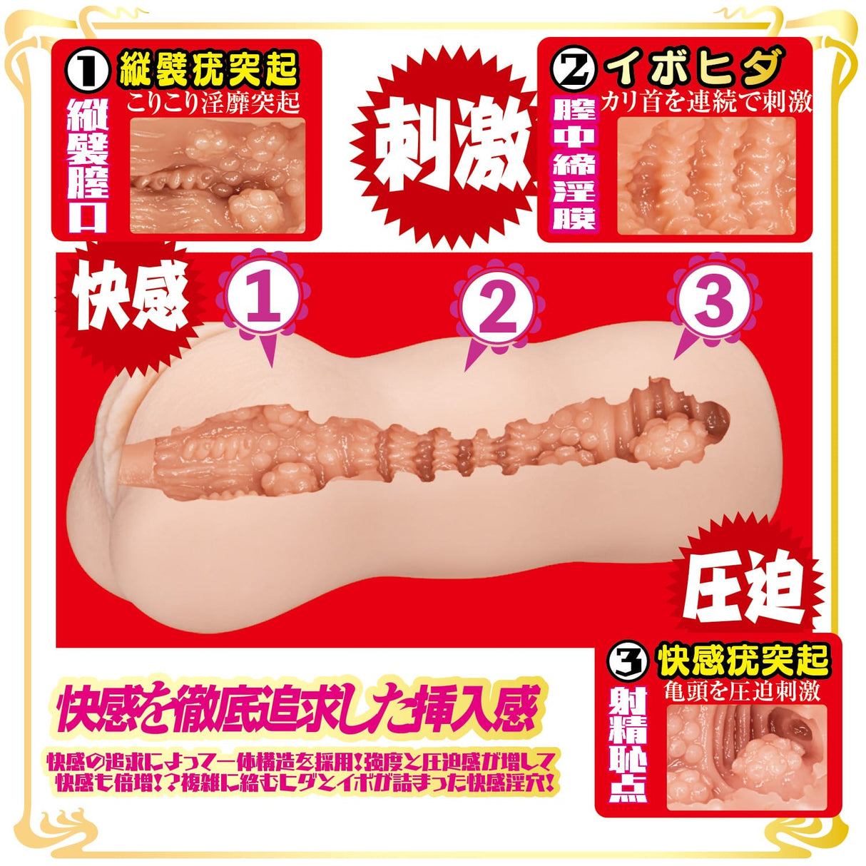 NPG - Yua Secret Club Realistic Onahole Masturbator (Beige)