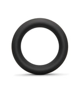 B-Vibe - Snug Silicone Cock Ring Collection (Black) - Black / 40 mm