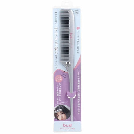 Ikemoto - Bud BD655 Anti Static Styling and Wig Comb (White)