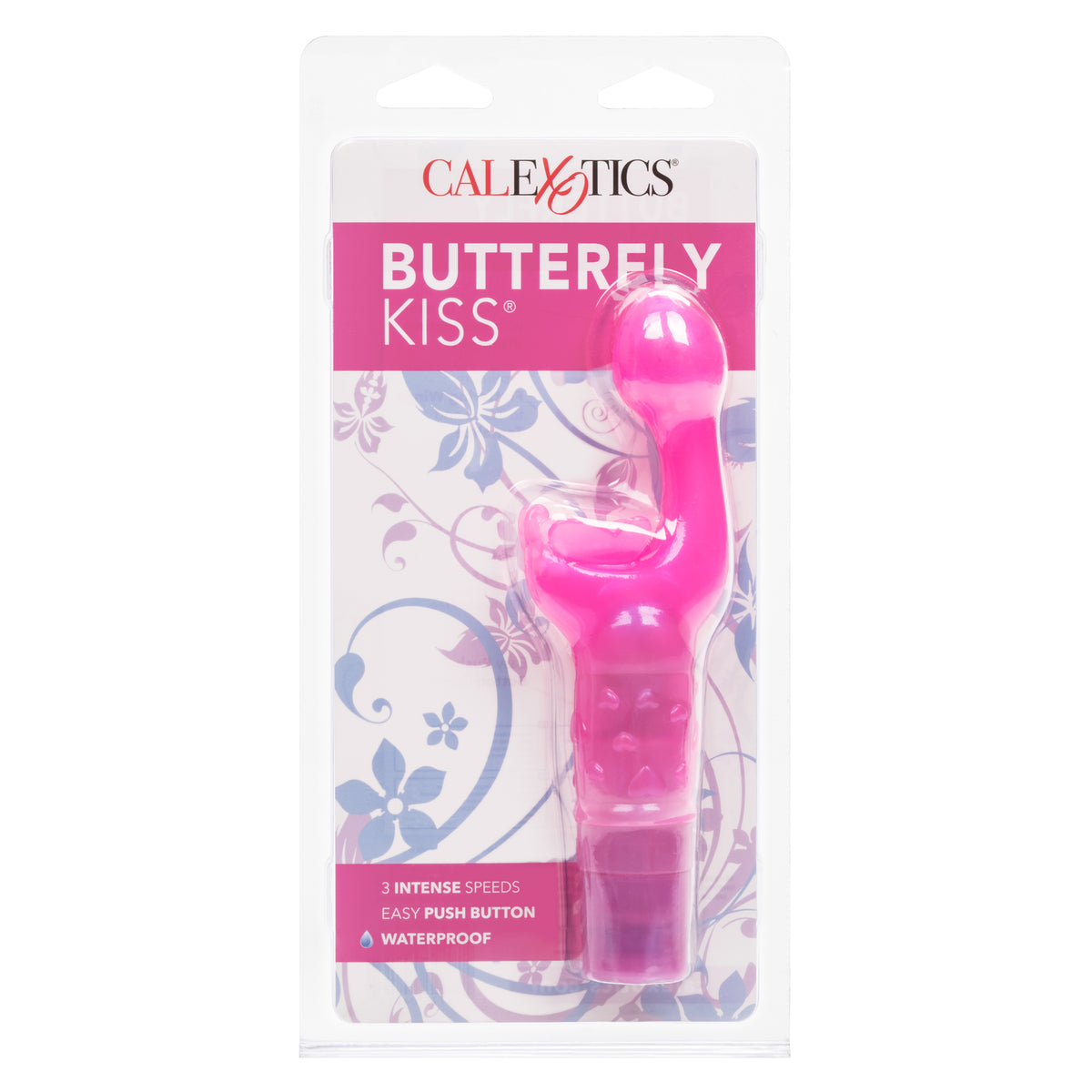 CalExotics - Butterfly Kiss Rabbit Vibrator (Pink) - Pink
