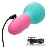 CalExotics - Naughty Bits To The Max Rechargeable Mini Wand Vibrator (Blue)