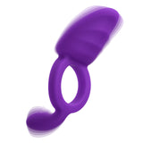 CalExotics - Closer Ring Passion Rechargeable Vibrating Cock Ring (Purple)