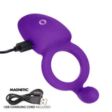 CalExotics - Closer Ring Passion Rechargeable Vibrating Cock Ring (Purple)