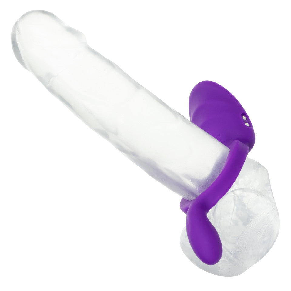 CalExotics - Closer Ring Passion Rechargeable Vibrating Cock Ring (Purple)