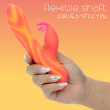 CalExotics - Endless Summer Moonlight Magic Rechargeable Rabbit Vibrator (Orange)