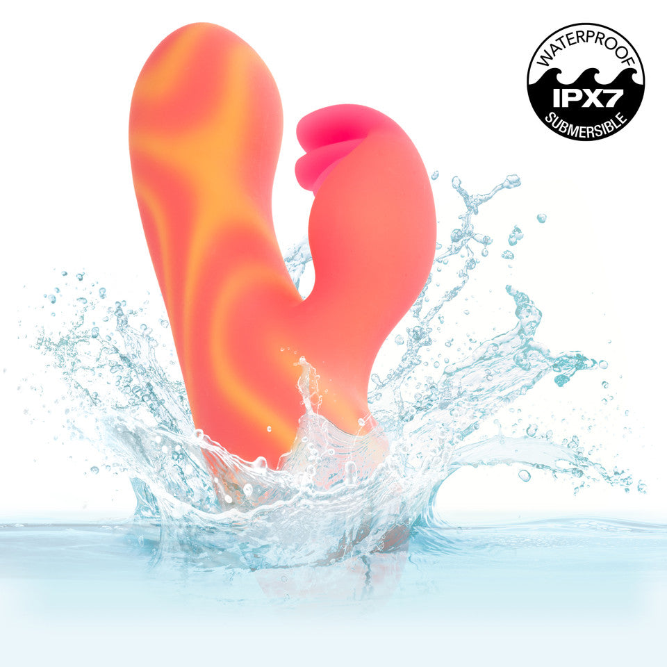 CalExotics - Endless Summer Moonlight Magic Rechargeable Rabbit Vibrator (Orange)