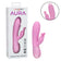 CalExotics - Aura Thrusting Bunny Dual-Action Vibrator (Pink) - Pink