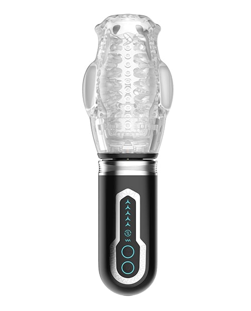 Secwell - Thrusting, Rotating & Vibrating Oral Masturbator (Black)