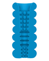 Doc Johnson - Mood Thrill Triple-Texture Masturbator (Blue) - Blue