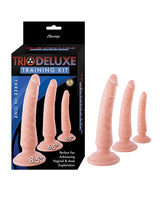Nasstoys - Trio Deluxe Suction Dildo Training Set (Beige) - Beige