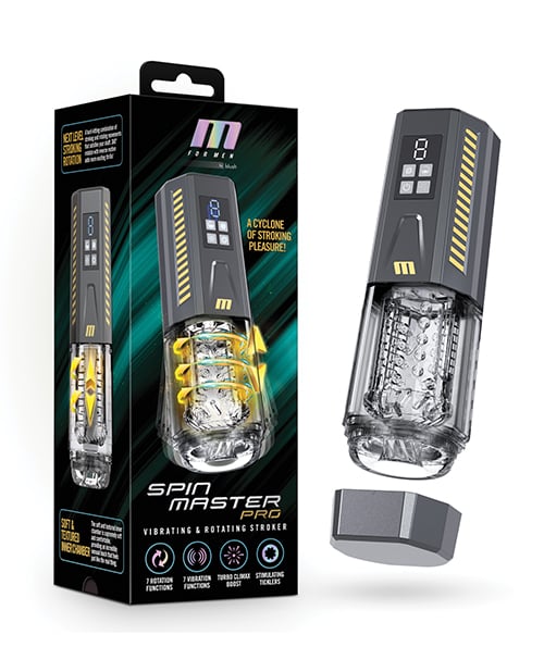 Blush Novelties - M for Men SpinMaster Pro Automatic Masturbator (Grey)
