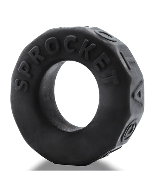 Oxballs - Sprocket Comfort No-Roll Cock Ring (Black)