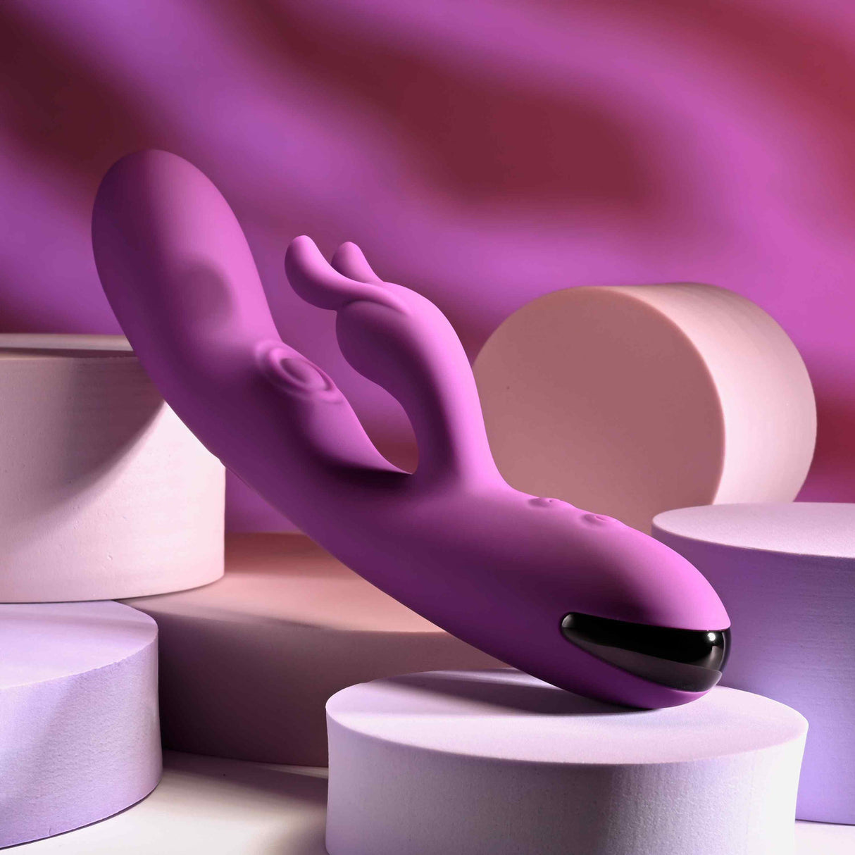 Playboy - Busy Bunny Rechargeable Rabbit Vibrator (Purple)