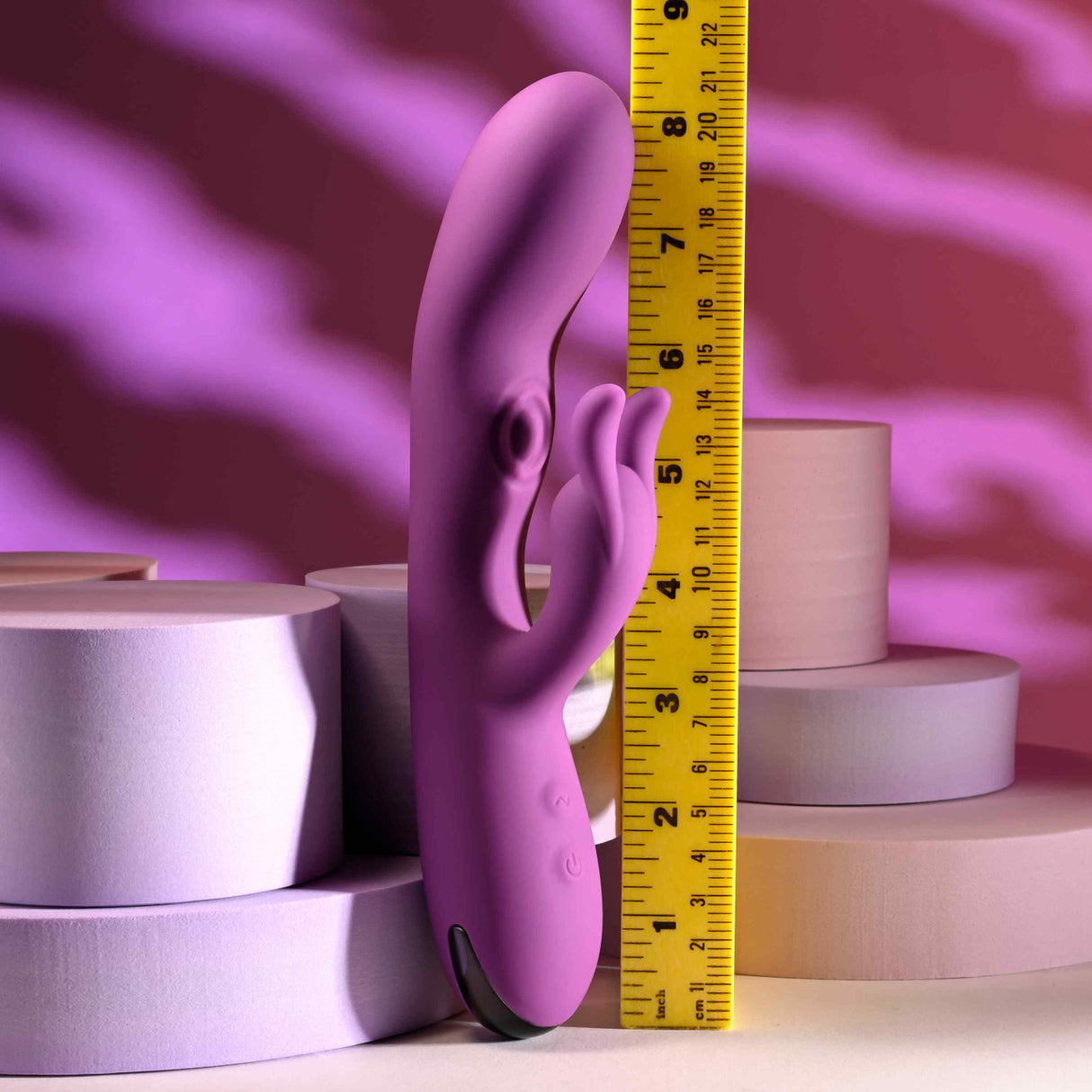 Playboy - Busy Bunny Rechargeable Rabbit Vibrator (Purple)